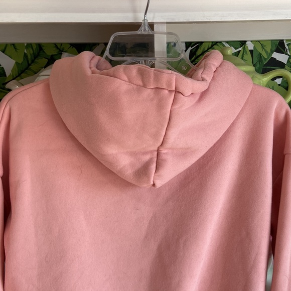 Avocado toast pink hooded sweatshirt. Size large fits like a medium. - Picture 5 of 5